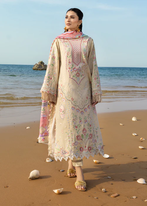 Sadaf Fawad Khan Siraa Lawn 2026 || Sunehri