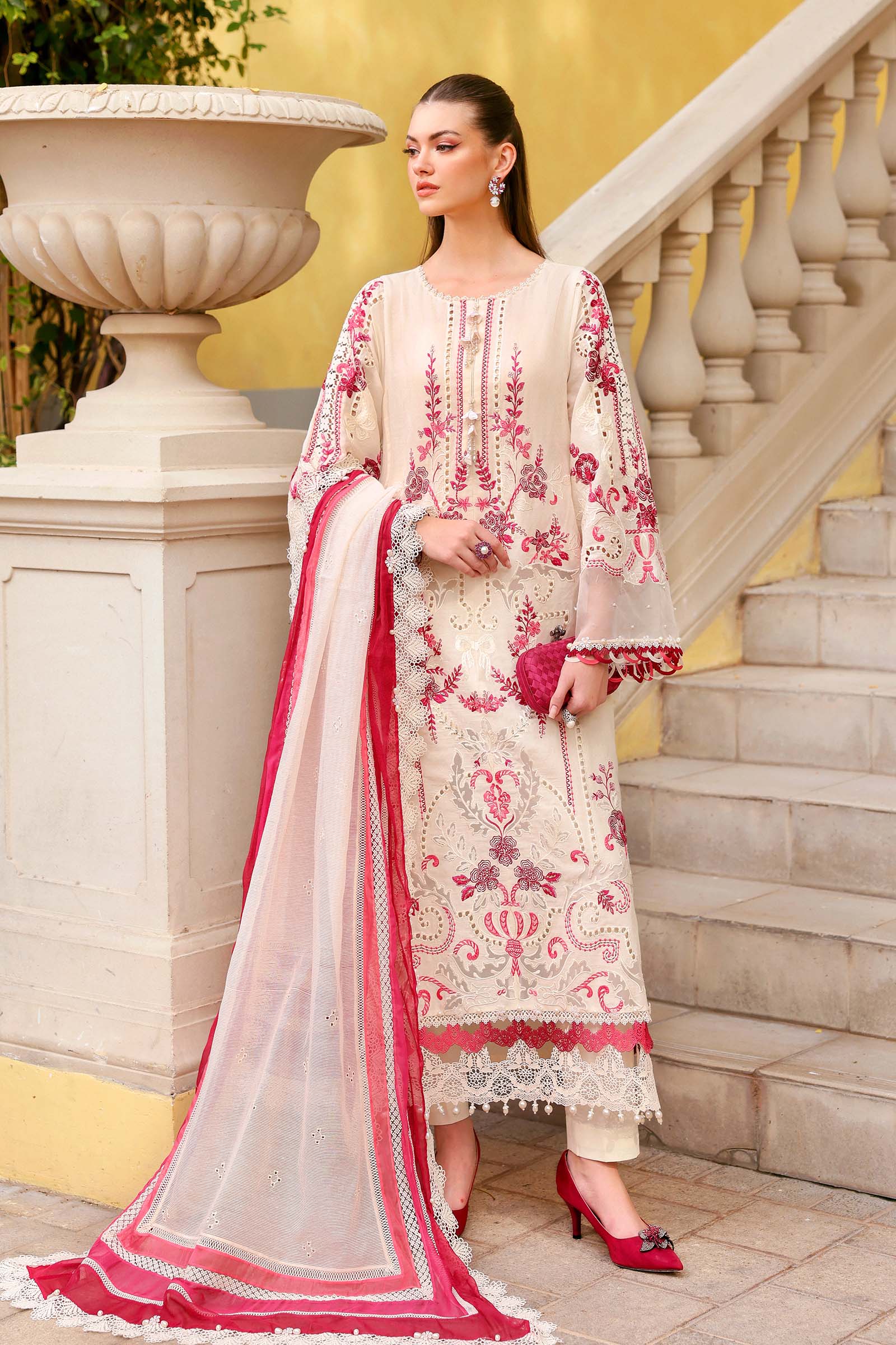 Maria B Eid Lawn 2026 || D-2609-A