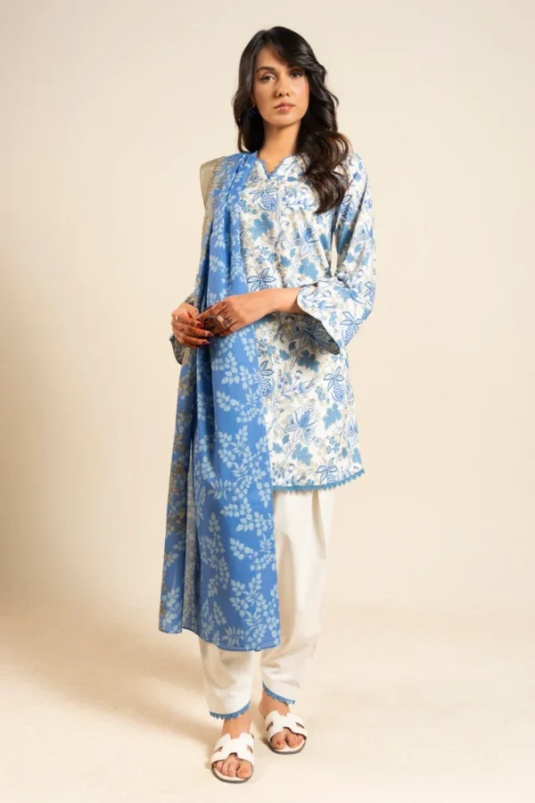 AlKaram Spring Summer 2026 Lawn || BR33-2P26-Off White