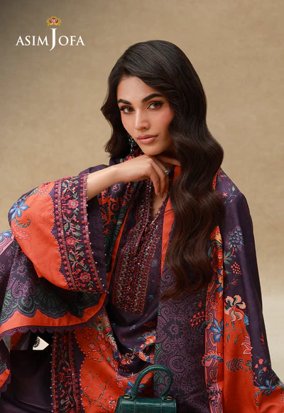 Asim Jofa Silk Grandeur 2026 | AJULSC-10 - Image 2