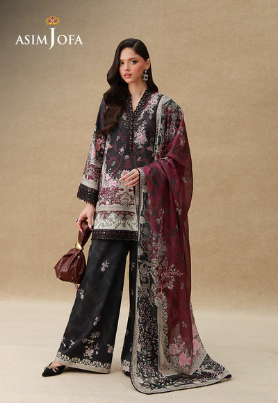 Asim Jofa Silk Grandeur 2026 | AJULSC-08 - Image 2