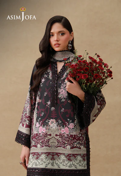 Asim Jofa Silk Grandeur 2026 | AJULSC-08 - Image 4