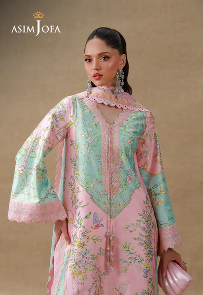 Asim Jofa Silk Grandeur 2026 | AJULSC-03 - Image 2