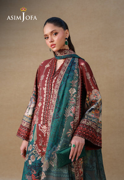 Asim Jofa Silk Grandeur 2026 | AJULSC-07 - Image 4