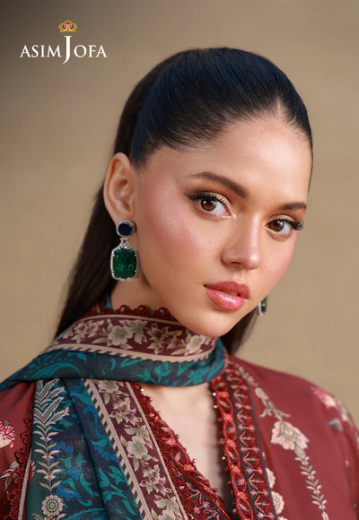 Asim Jofa Silk Grandeur 2026 | AJULSC-07 - Image 3