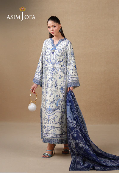 Asim Jofa Silk Grandeur 2026 | AJULSC-05 - Image 3