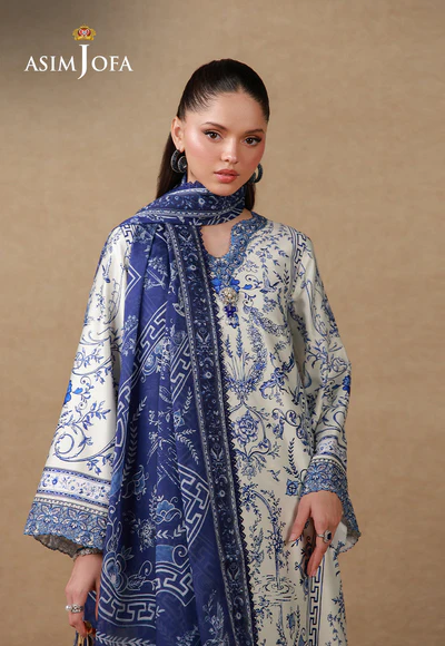 Asim Jofa Silk Grandeur 2026 | AJULSC-05 - Image 4