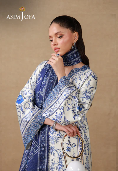 Asim Jofa Silk Grandeur 2026 | AJULSC-05 - Image 2