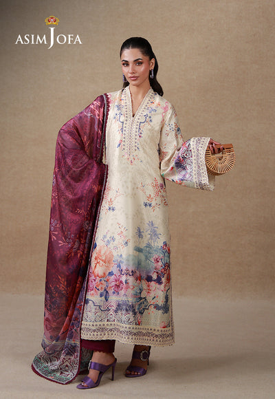 Asim Jofa Silk Grandeur 2026 | AJULSC-02 - Image 4