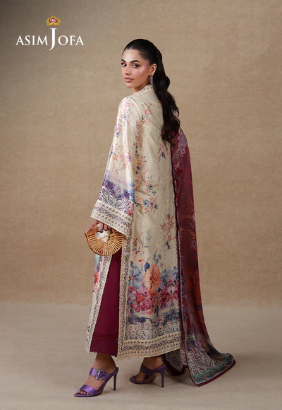 Asim Jofa Silk Grandeur 2026 | AJULSC-02 - Image 5