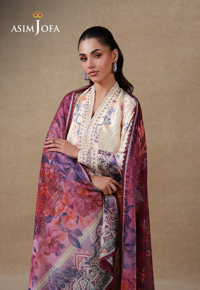 Asim Jofa Silk Grandeur 2026 | AJULSC-02 - Image 2