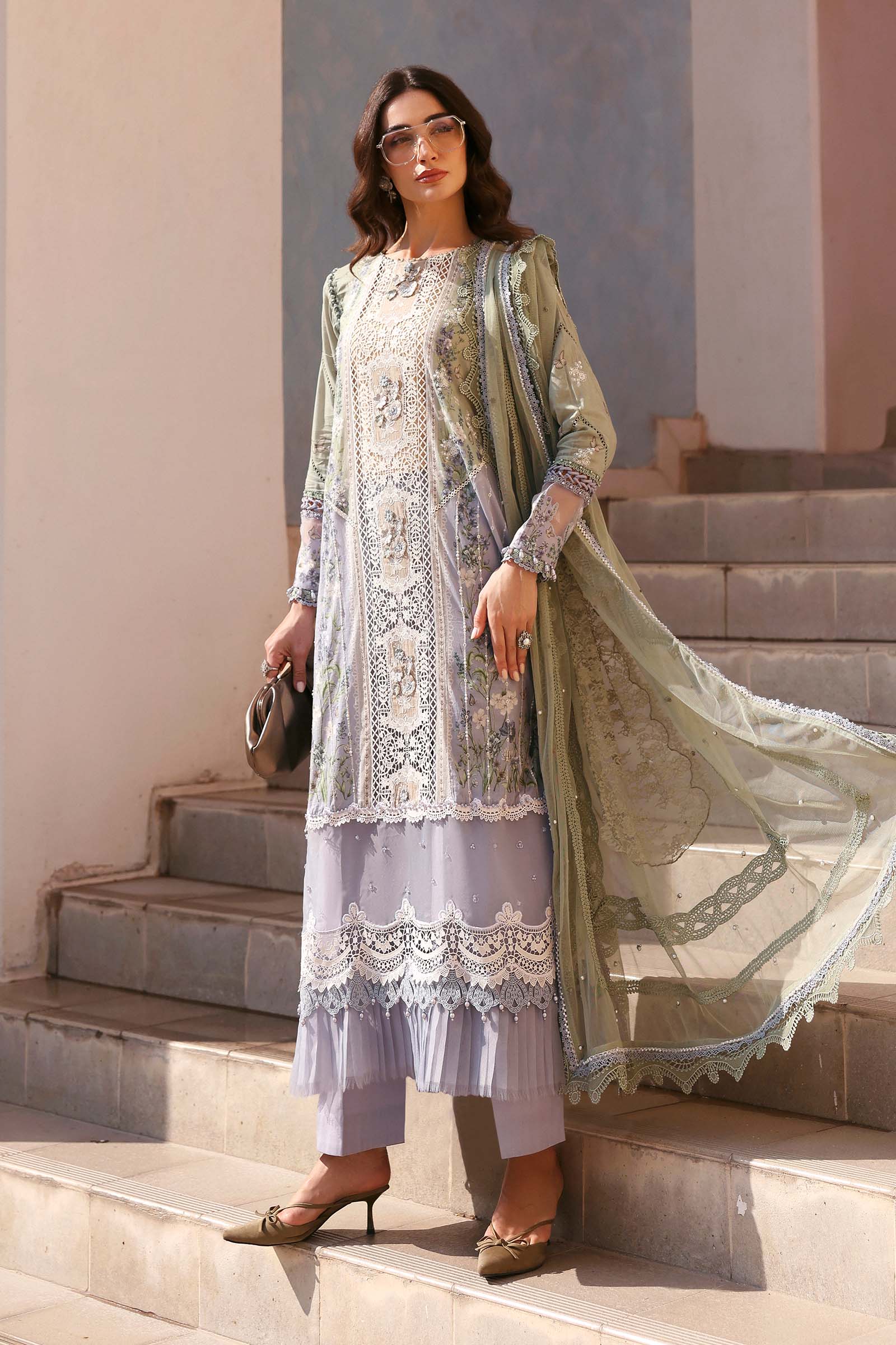 Maria B Eid Lawn 2026 || D-2606-B