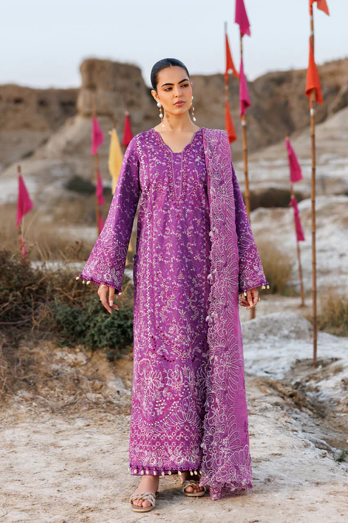 Sunlit Groove by Emaan Adeel Summer Lawn 2026 | FLORAL FRENZY