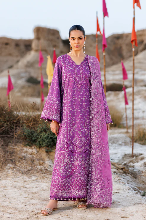 Alternative view of Sunlit Groove by Emaan Adeel Summer Lawn 2026 | FLORAL FRENZY