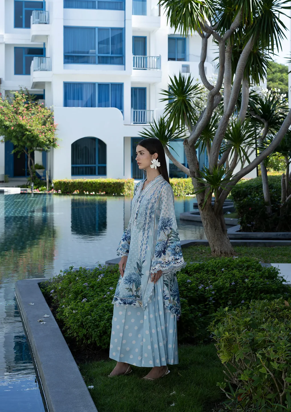 Elaf Prints Lawn Vol 1 2026 | 1A OCEAN PETALS - Image 2