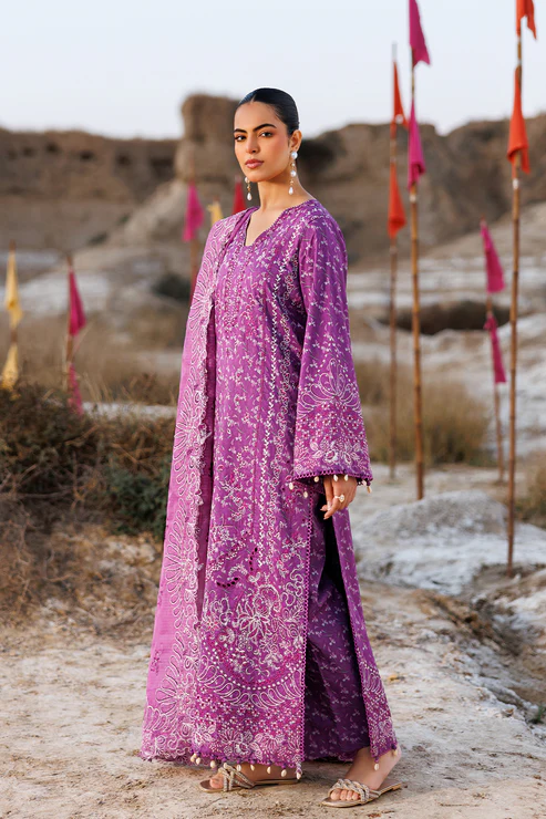 Sunlit Groove by Emaan Adeel Summer Lawn 2026 | FLORAL FRENZY - Image 3