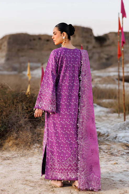 Sunlit Groove by Emaan Adeel Summer Lawn 2026 | FLORAL FRENZY - Image 4