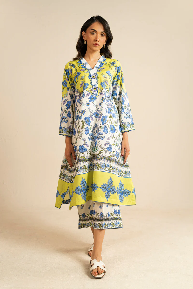 AlKaram Spring Summer 2026 Lawn || EF79-26-Off White