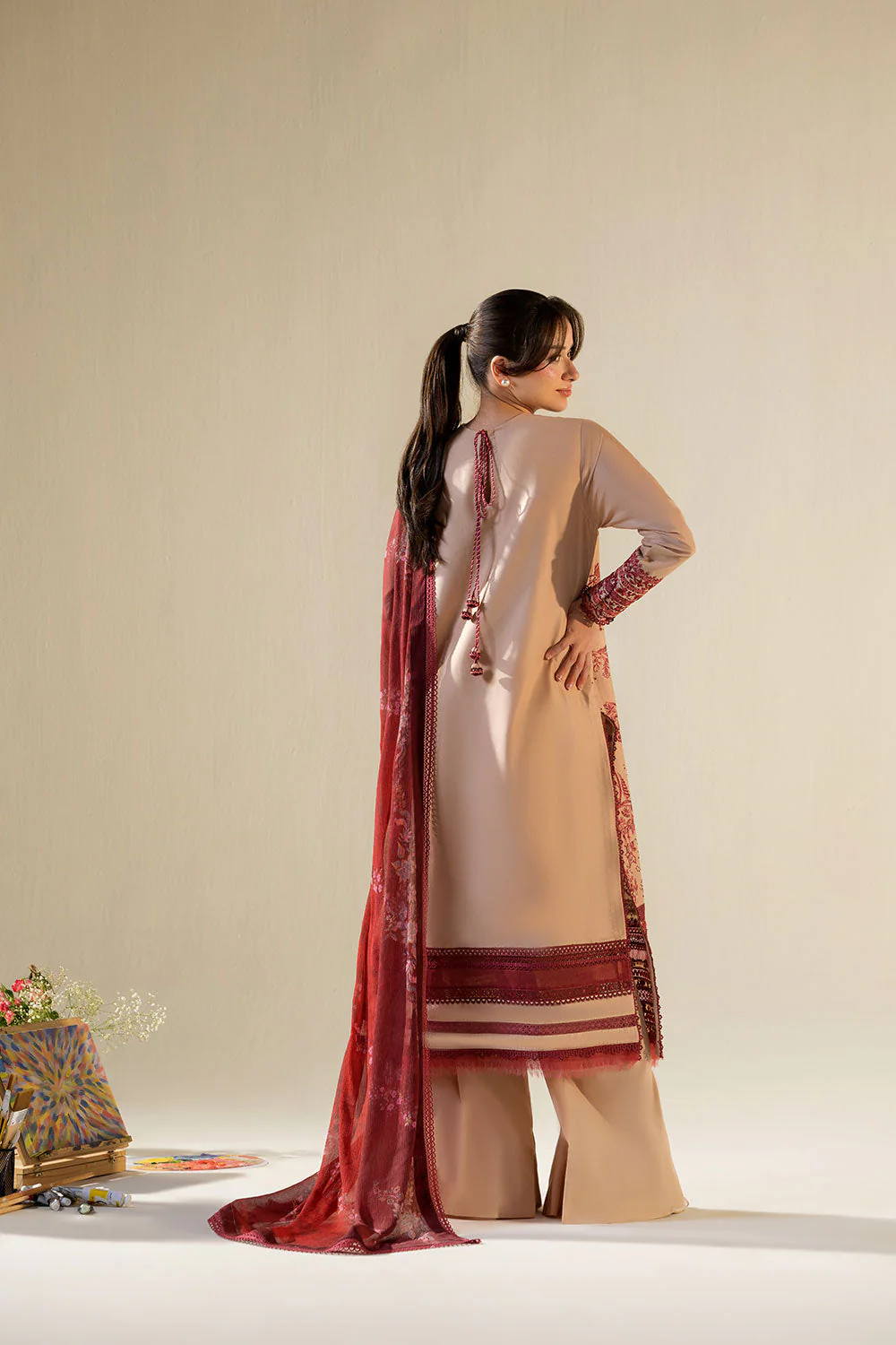 Sobia Nazir Vital Lawn 2026 || VT26-9A - Image 2