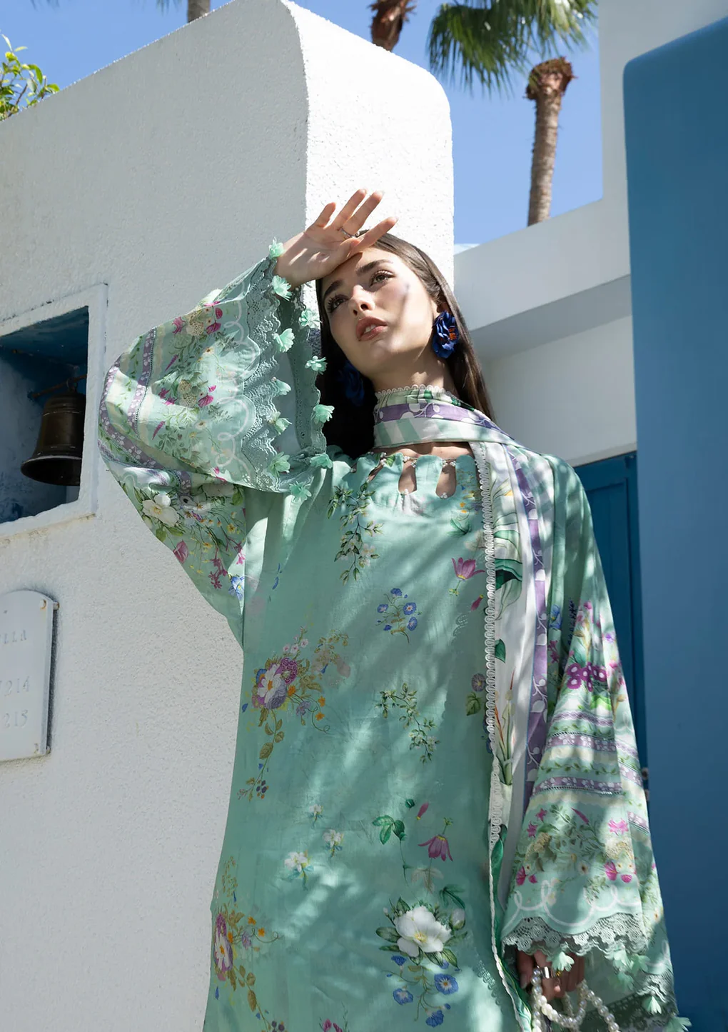 Elaf Prints Lawn Vol 1 2026 | 7A TEAL ME - Image 2