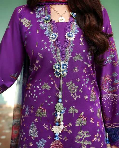 Alternative view of Roheenaz Summer Reverie | Luxury Lawn 2026 | Aurelia
