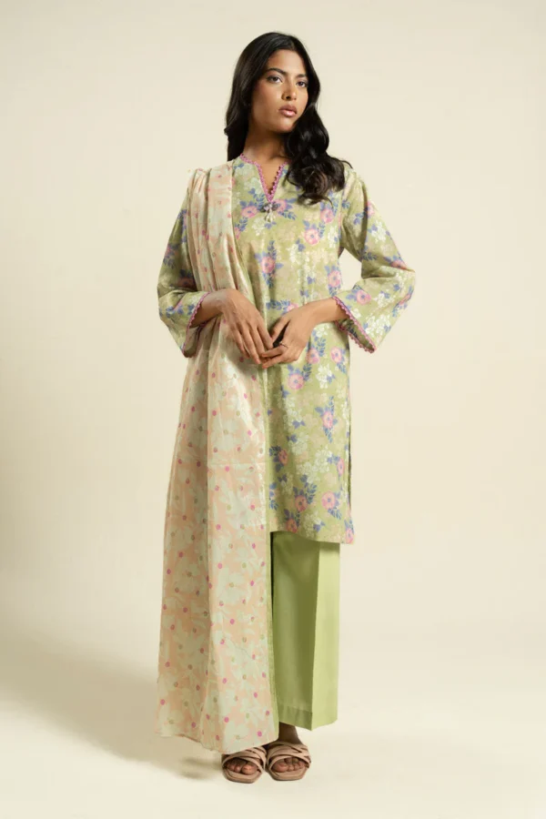 AlKaram Spring Summer 2026 Lawn || BR29-2P26-Light Green