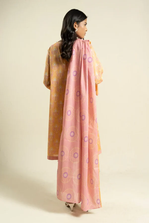 Alternative view of AlKaram Spring Summer 2026 Lawn ||  BR36-2P26-Pale Yellow