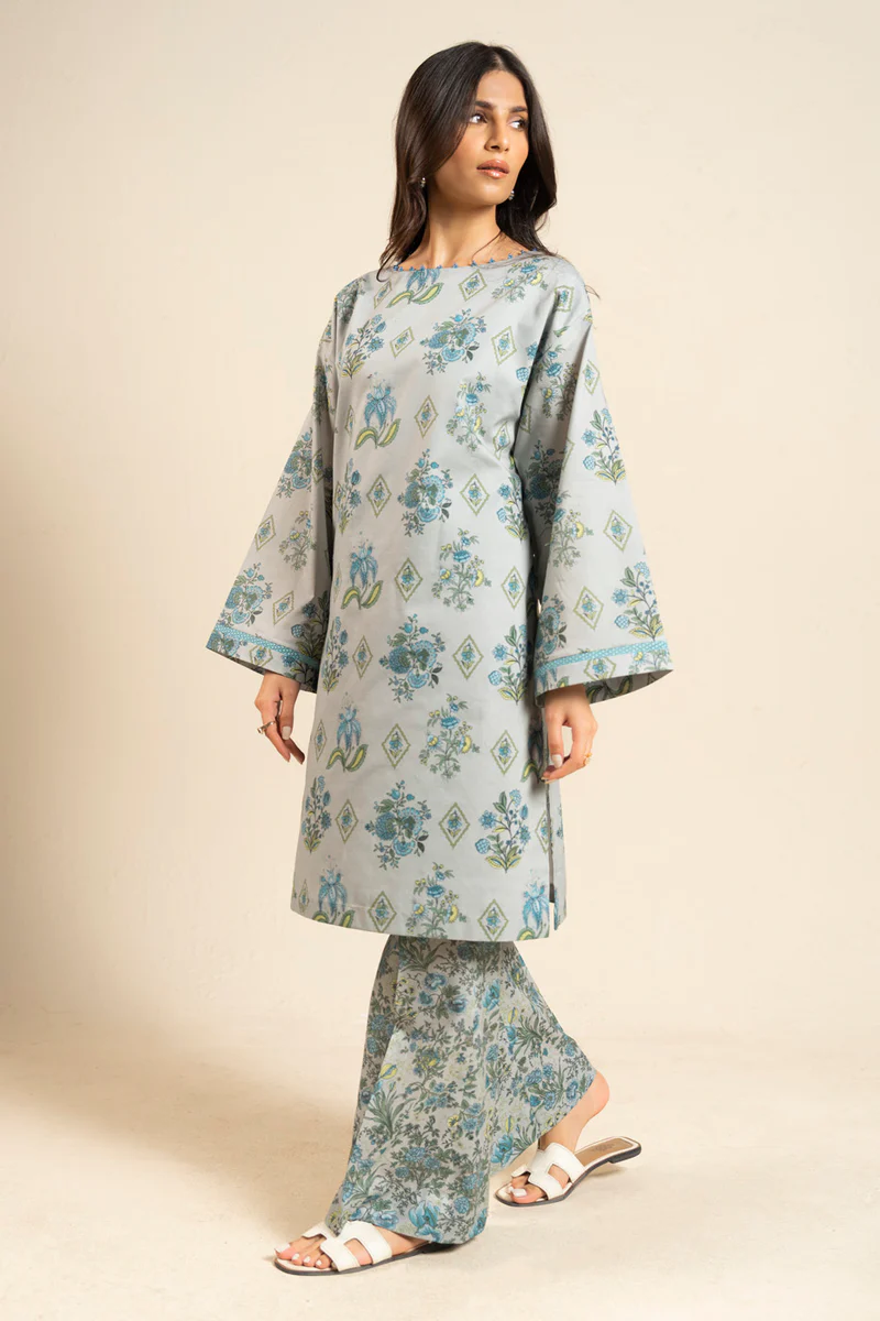 AlKaram Spring Summer 2026 Lawn || BR47-2P26-Grey