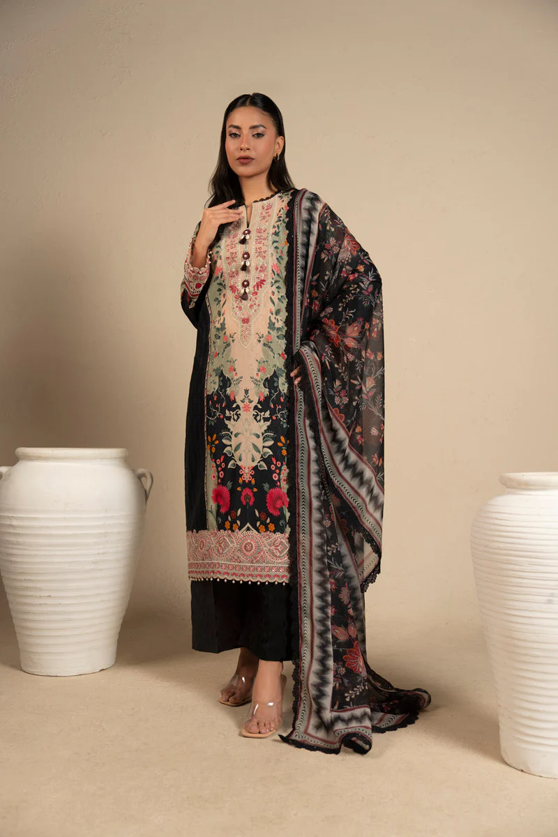 AlKaram Spring Summer 2026 Lawn || CCB-07-26-Black