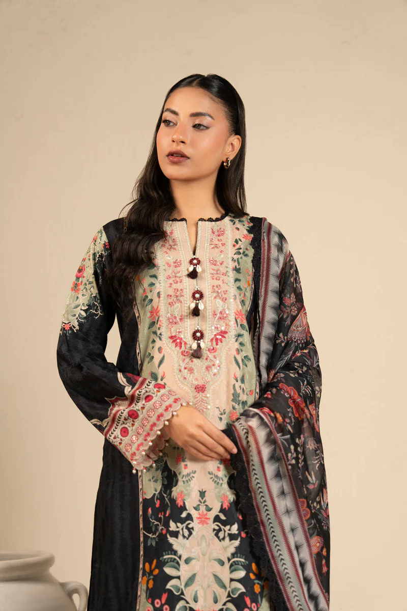 AlKaram Spring Summer 2026 Lawn || CCB-07-26-Black - Image 4