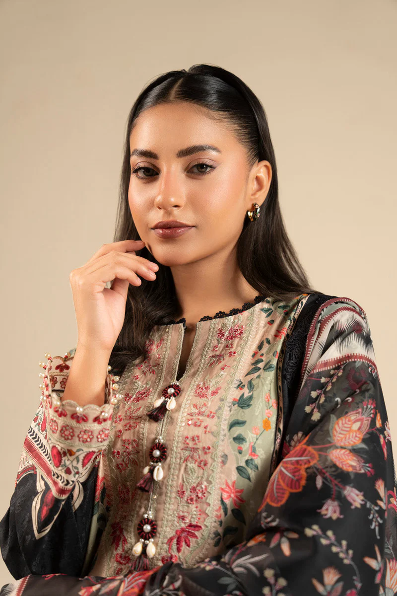 AlKaram Spring Summer 2026 Lawn || CCB-07-26-Black - Image 3