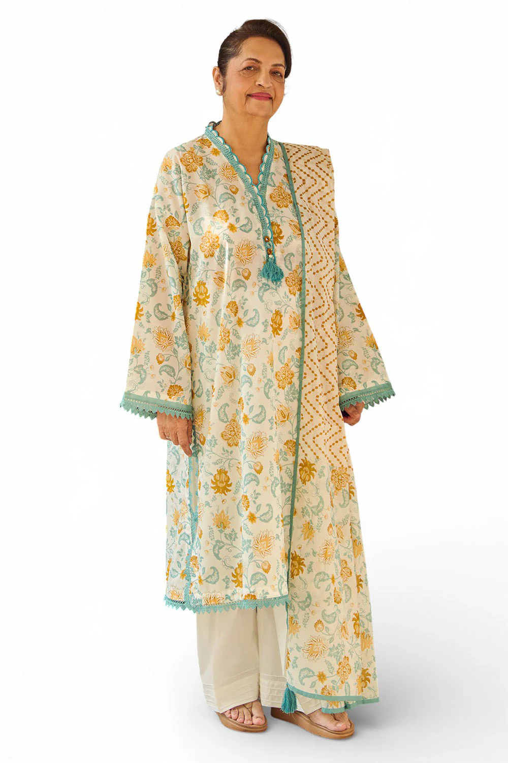 Gul Ahmed Mother's Lawn 2026 || CL-62071 B
