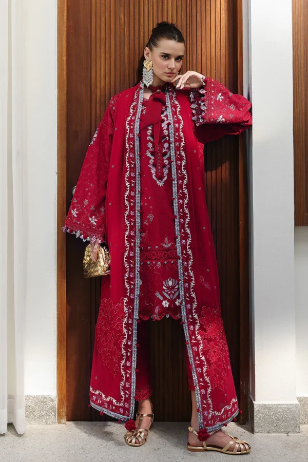Qalamkar Chikankari Collection for EID || CM-03 RUBY