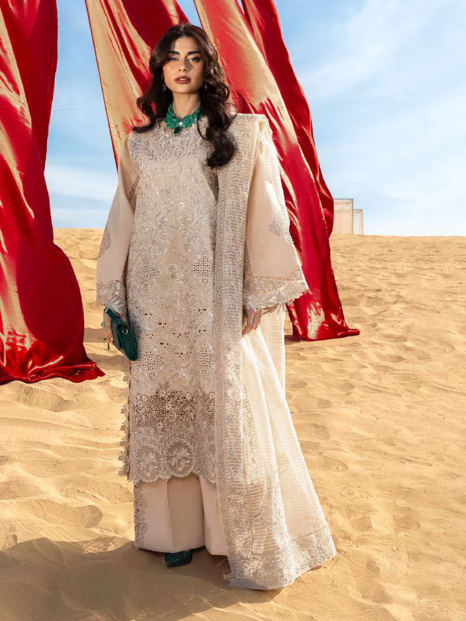 Rang Rasiya Premium Summer Lawn 2026 || D-05 MAYEL - Image 5