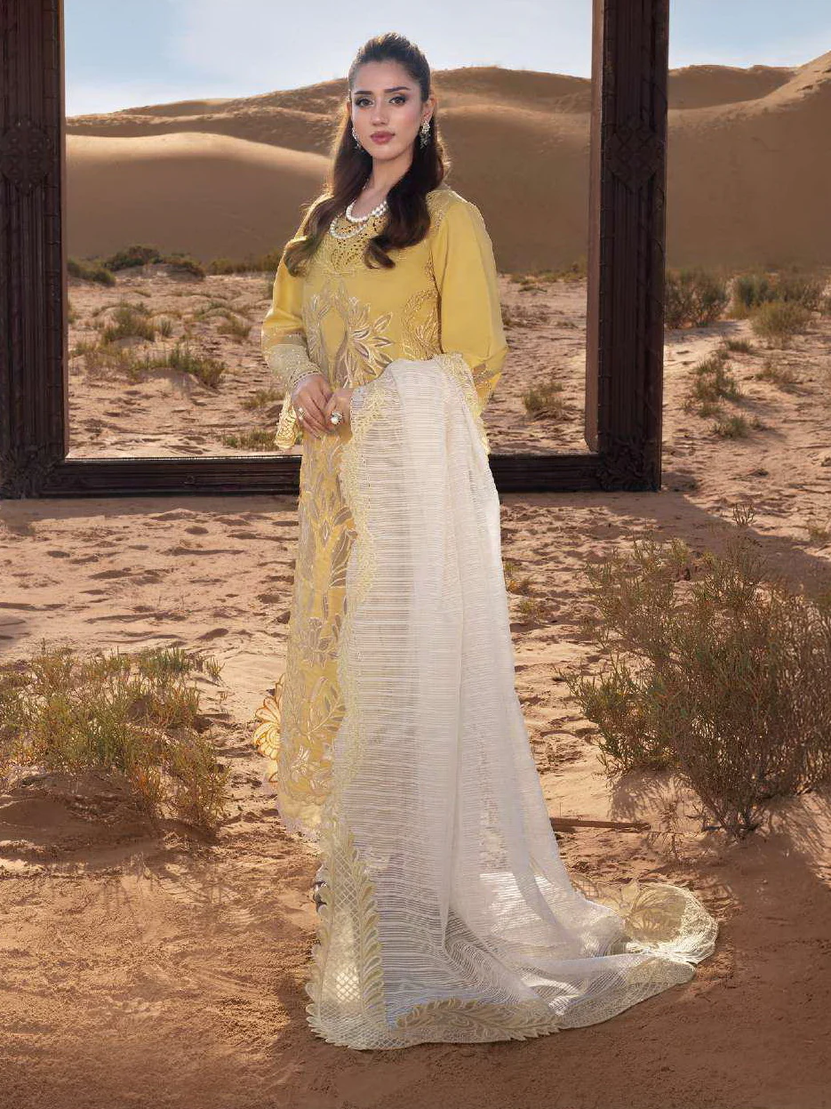 Rang Rasiya Premium Summer Lawn 2026 || D-06 HOORAIN - Image 4