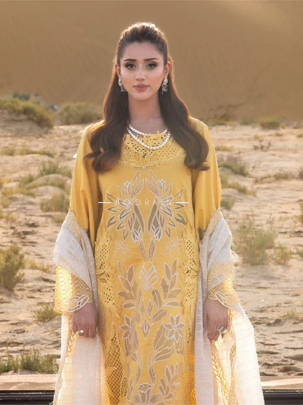 Rang Rasiya Premium Summer Lawn 2026 || D-06 HOORAIN - Image 3