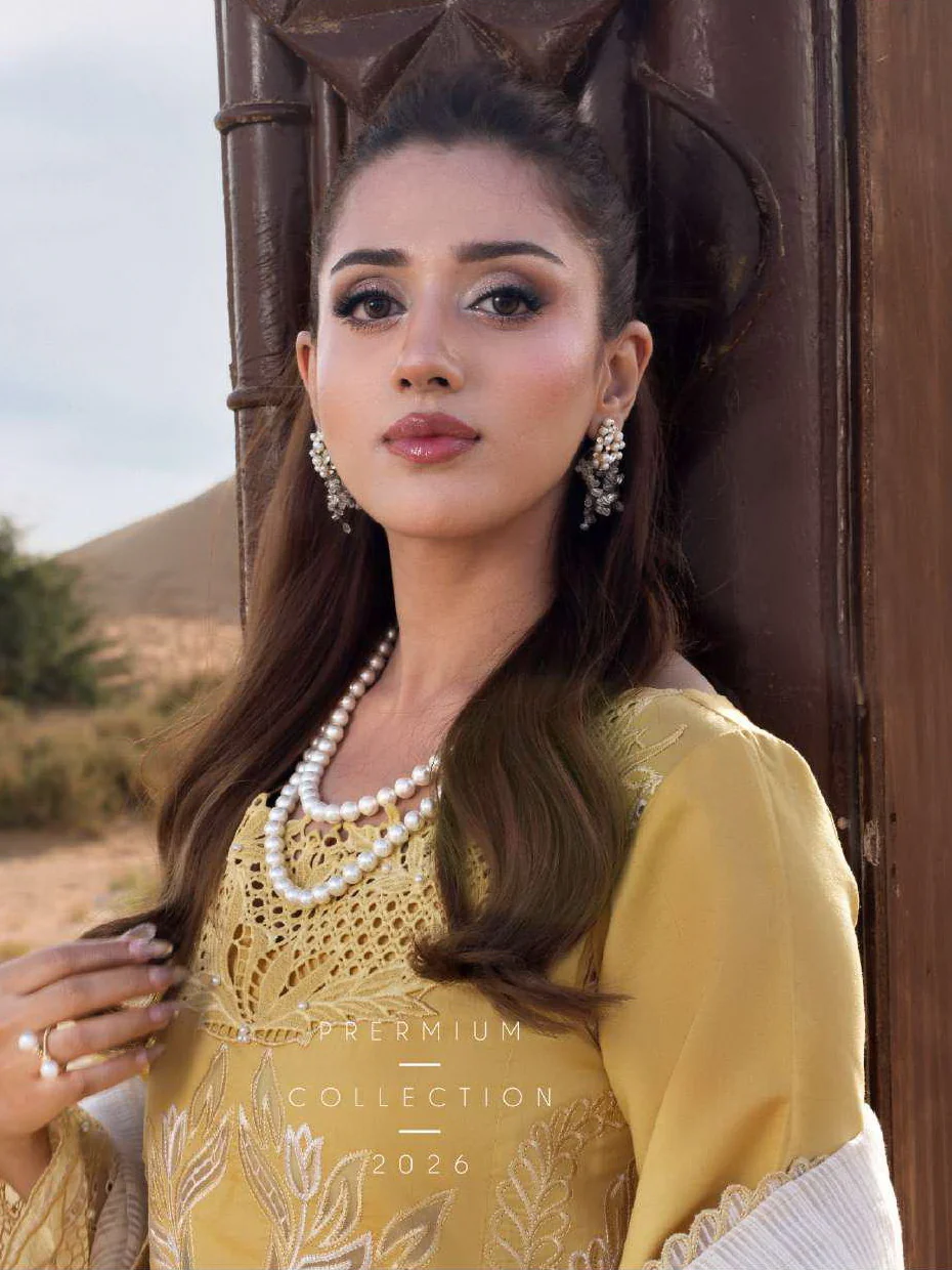 Rang Rasiya Premium Summer Lawn 2026 || D-06 HOORAIN - Image 2