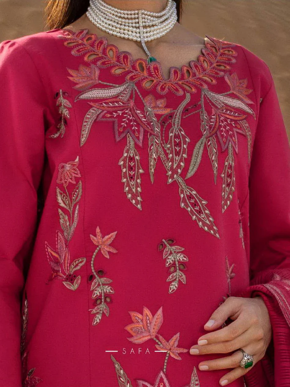 Rang Rasiya Premium Summer Lawn 2026 || D-09 SAFA - Image 3