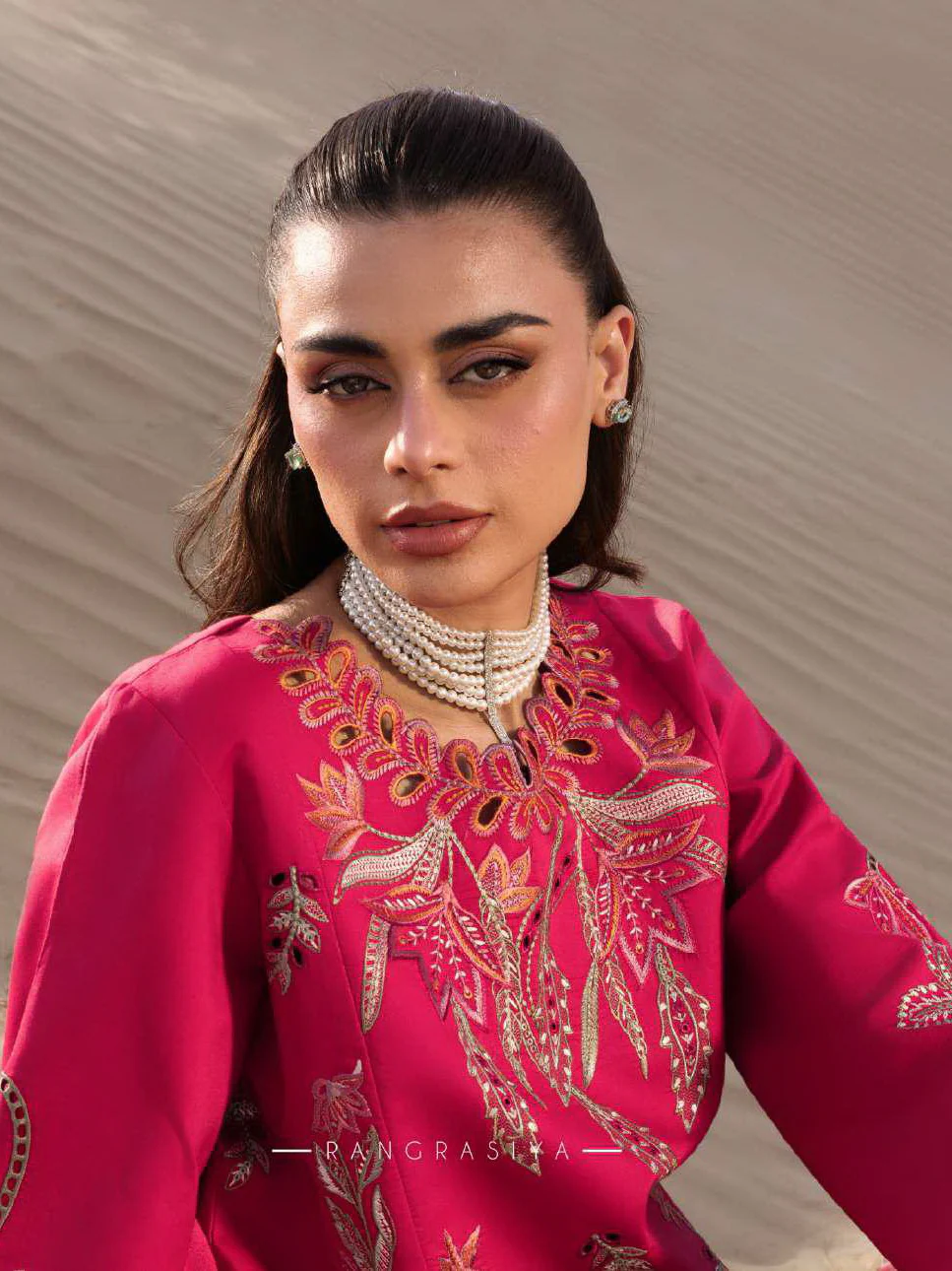 Rang Rasiya Premium Summer Lawn 2026 || D-09 SAFA - Image 5