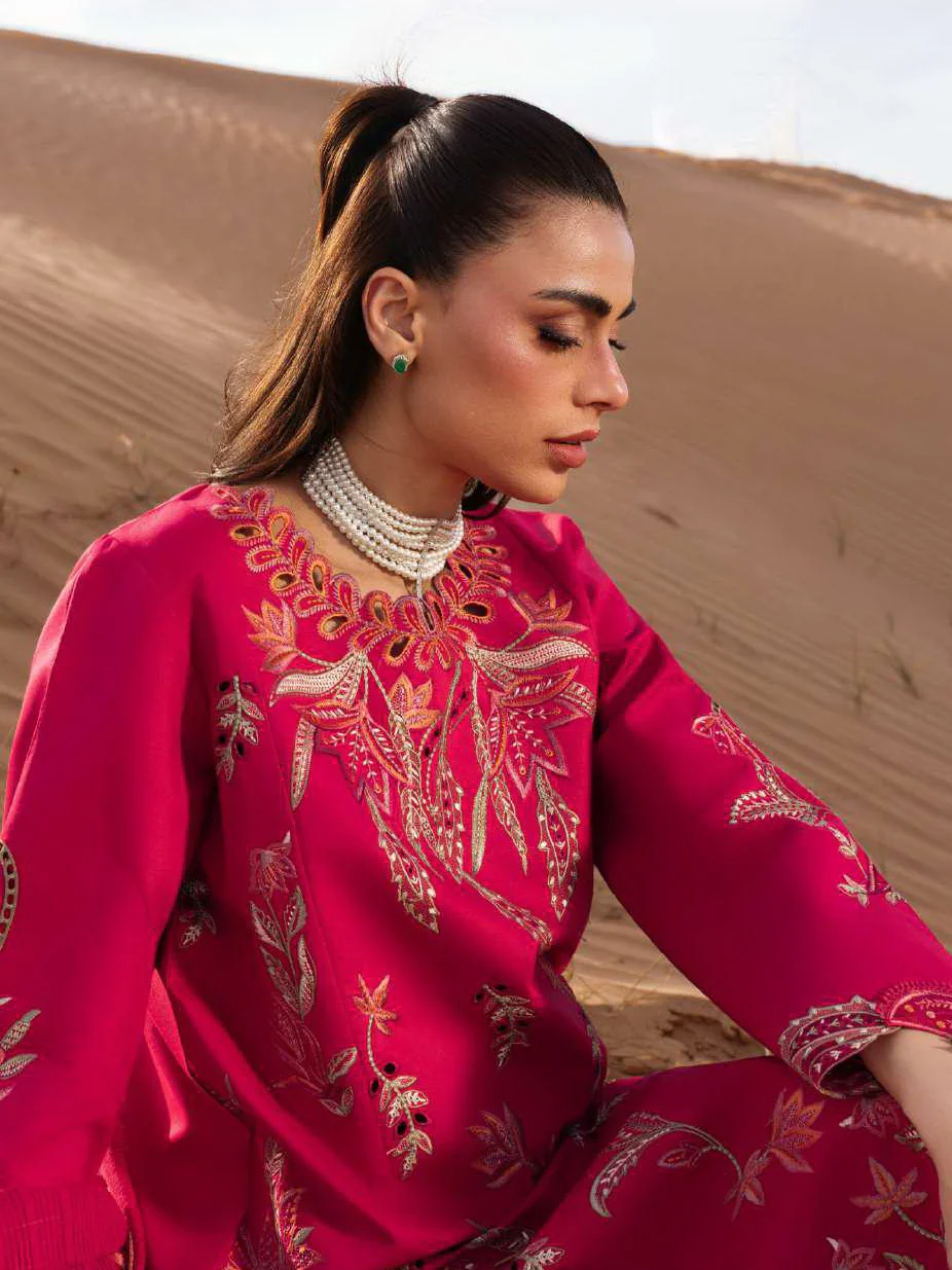 Rang Rasiya Premium Summer Lawn 2026 || D-09 SAFA - Image 4