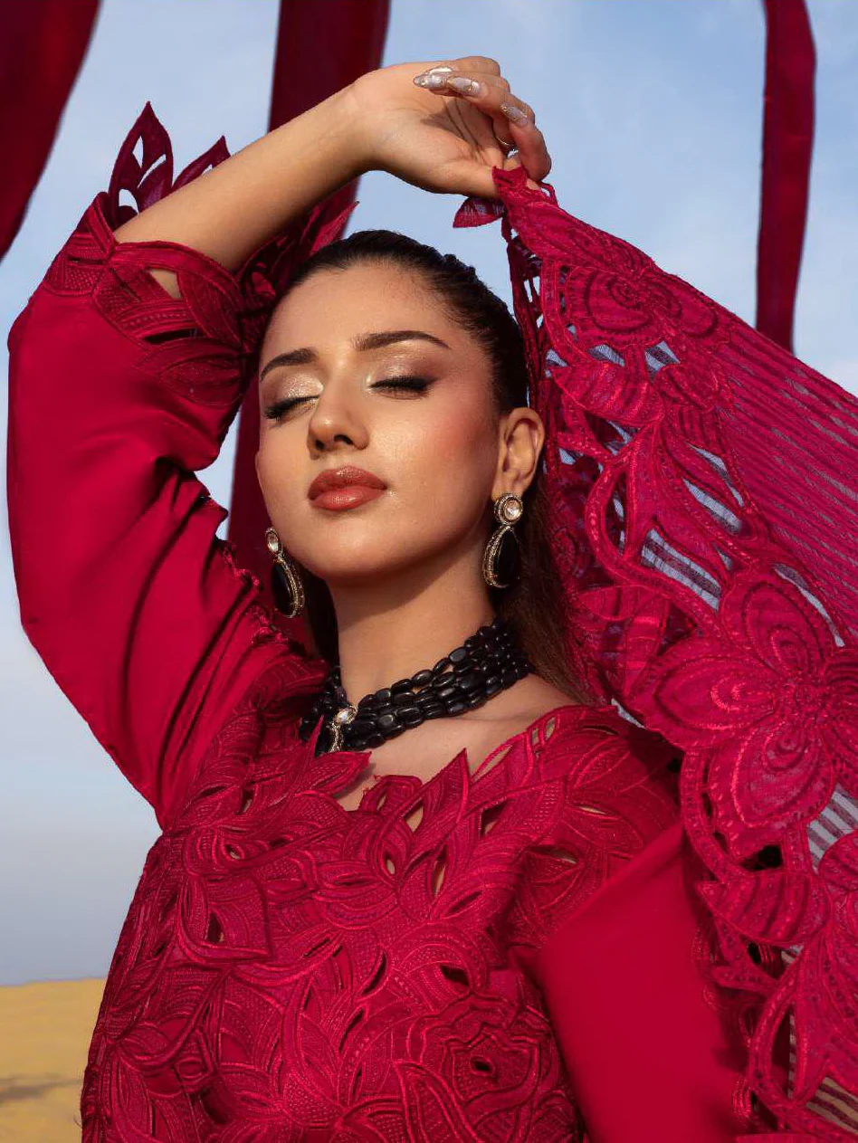 Rang Rasiya Premium Summer Lawn 2026 || D-12 RAMEEN - Image 3
