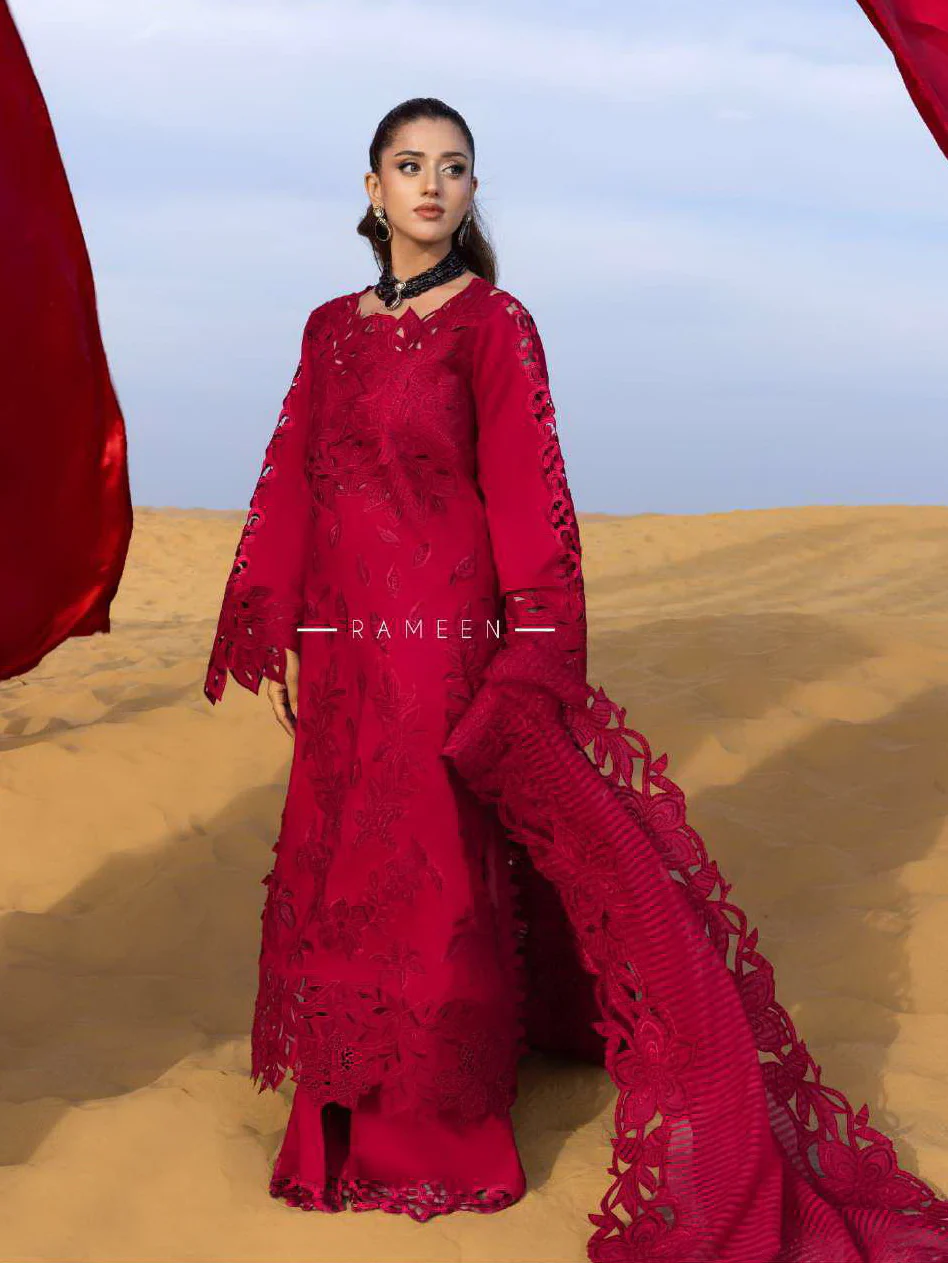 Rang Rasiya Premium Summer Lawn 2026 || D-12 RAMEEN - Image 6