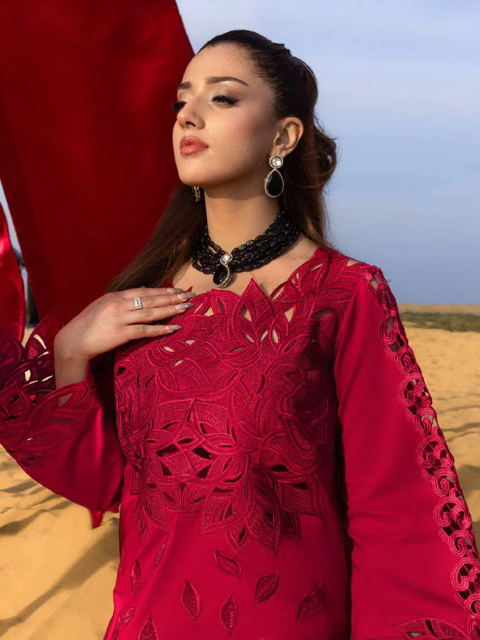 Rang Rasiya Premium Summer Lawn 2026 || D-12 RAMEEN - Image 5