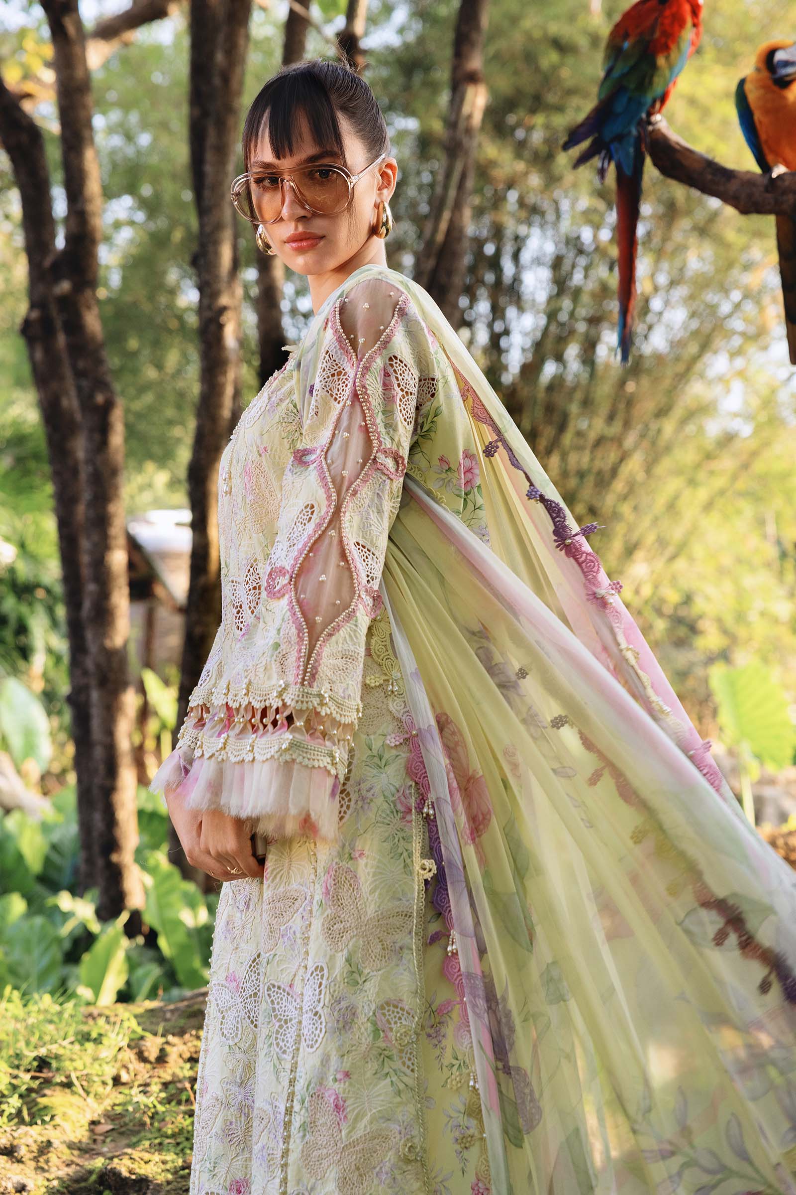 M.Prints Lawn Vol 1 2026 by MARIA B | MPT-2901-B - Image 3