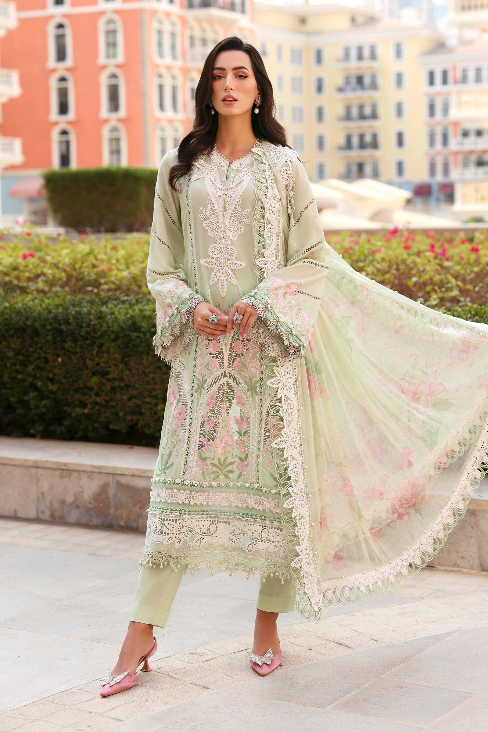 Maria B Eid Lawn 2026 || D-2611-A - Image 5
