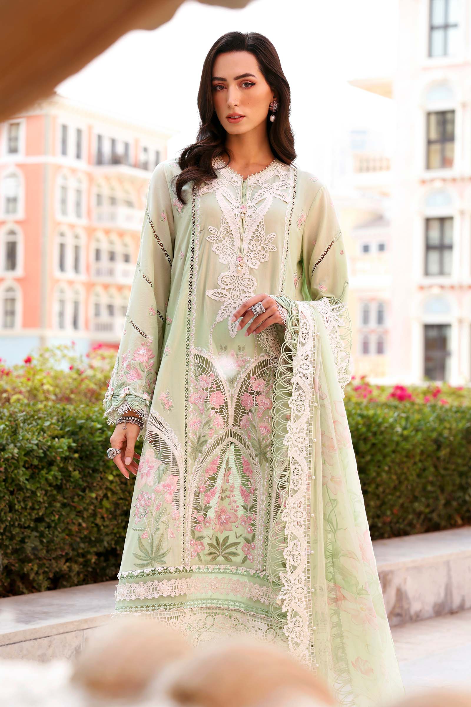 Maria B Eid Lawn 2026 || D-2611-A - Image 6