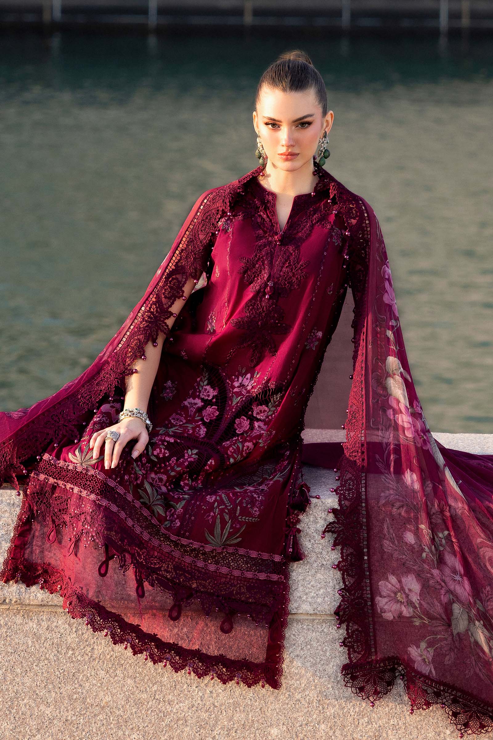 Maria B Eid Lawn 2026 || D-2611-B - Image 4
