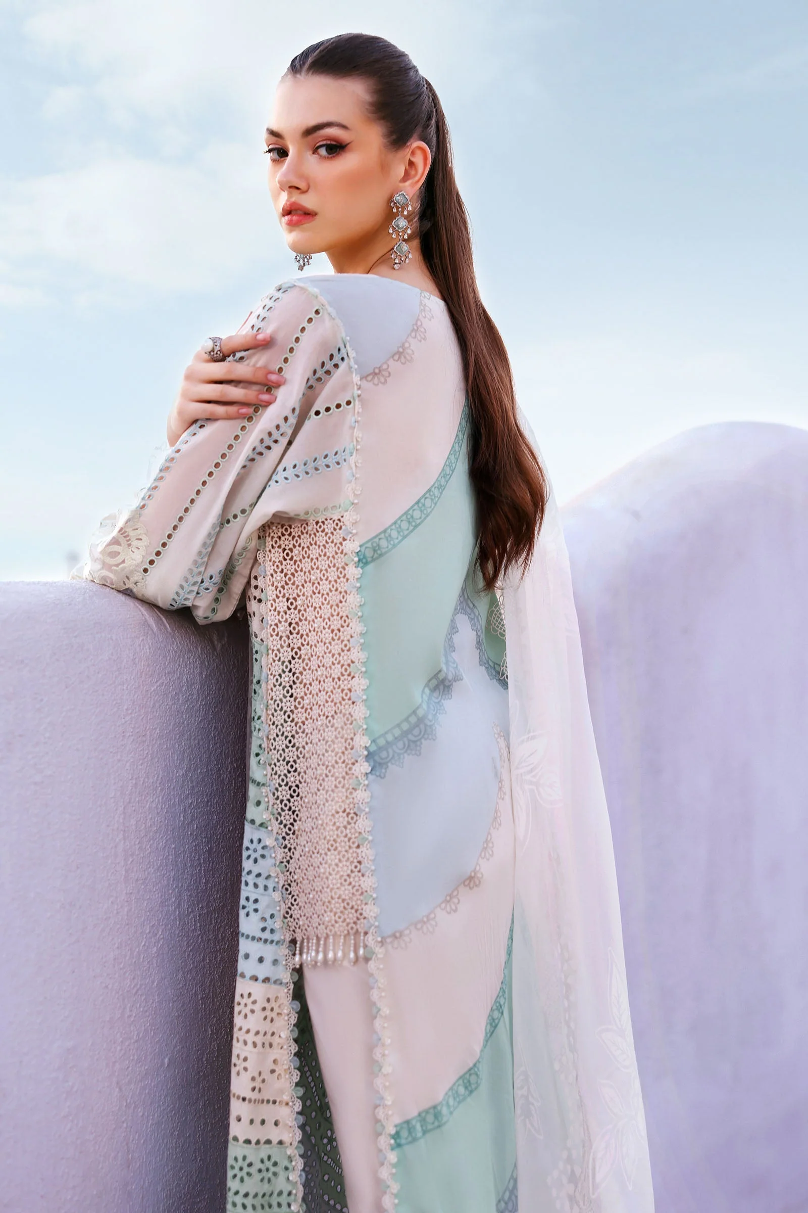 Maria B Eid Lawn 2026 || D-2612-A - Image 4