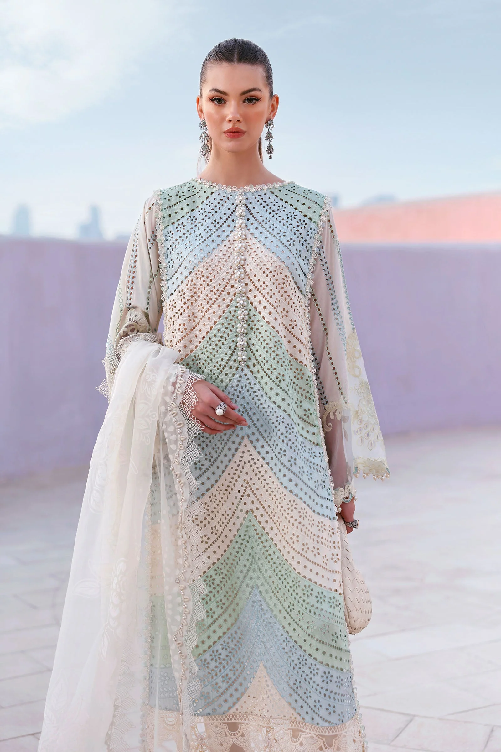 Maria B Eid Lawn 2026 || D-2612-A - Image 5
