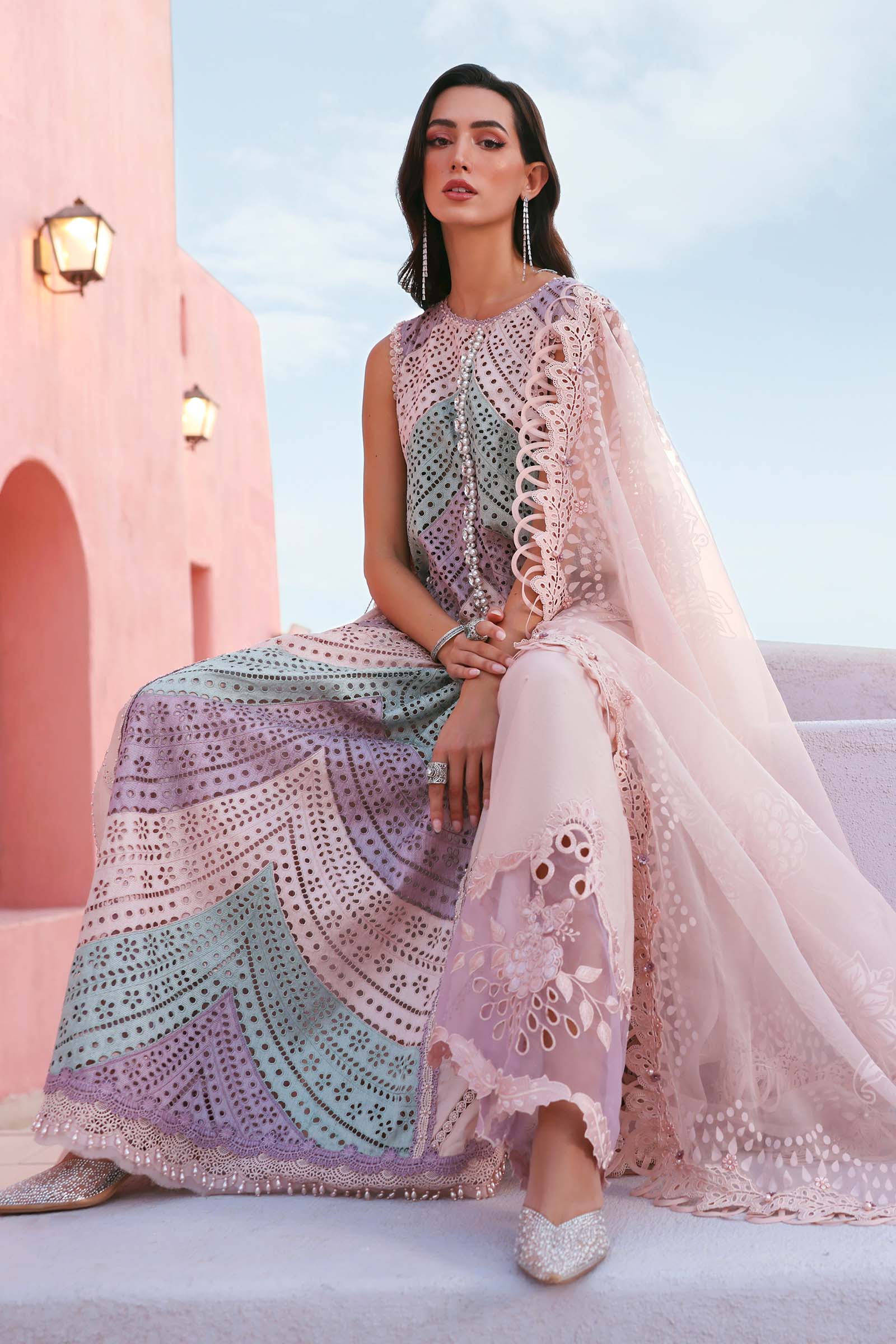 Maria B Eid Lawn 2026 || D-2612-B - Image 4